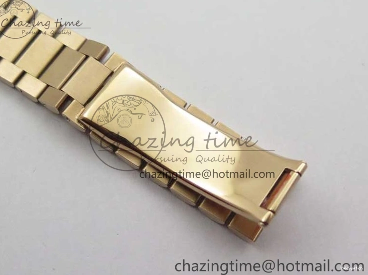 Bracelet Day-Date Dial Silver on Crystal RG A2836 Best Edition 128235 Marker Crystal BP President 36mm RG 0511